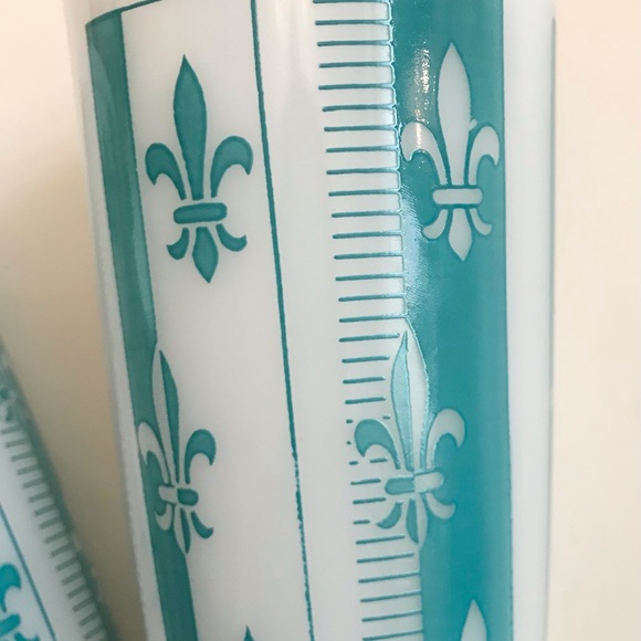 EUC Hazel Atlas Fleur De Lis 12oz High Ball Glasses Set of 6 - Picture 12 of 14